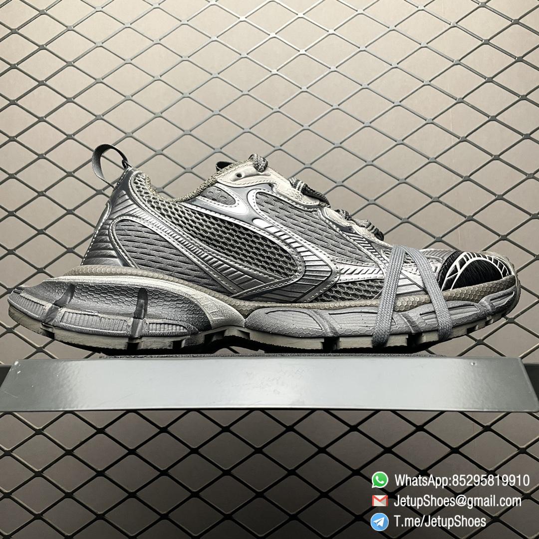 Rep Sneakers Balenciaga 3XL Sneaker in Grey Black Mesh Upper FashionReps RepSnkrs 02 Rep Sneakers Balenciaga 3XL Sneaker in Grey Black Mesh Upper FashionReps RepSnkrs 02
