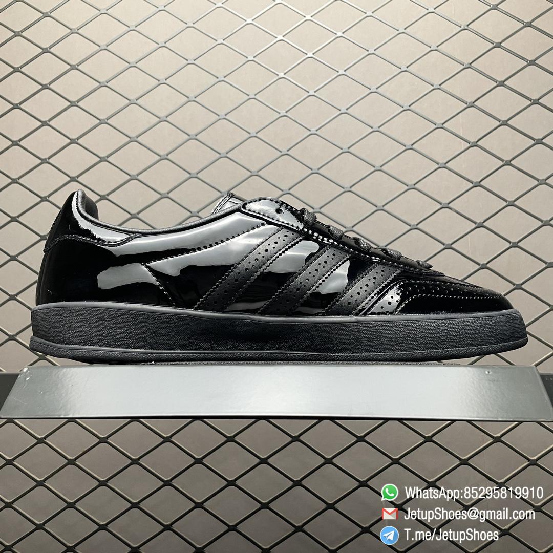 RepSneakers Adidas Gazelle Indoor Black patent leather Sneakers SKU IG1891 FashionReps Snkrs 02