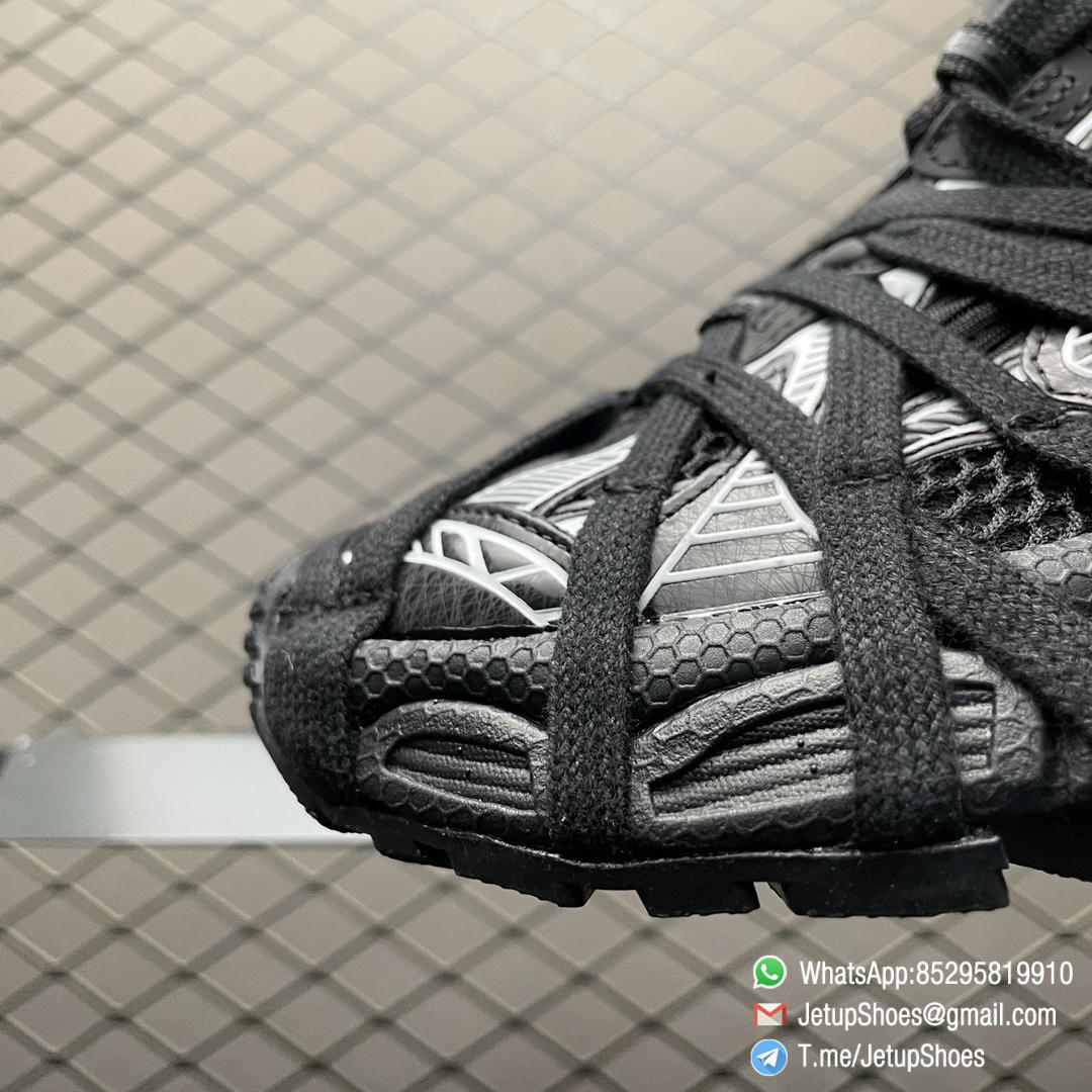RepSneakers Balenciaga 3XL Extreme Lace Sneakers In Black and Grey Mesh and Polyurethane Upper FashionReps Snkrs 03 RepSneakers Balenciaga 3XL Extreme Lace Sneakers In Black and Grey Mesh and Polyurethane Upper FashionReps Snkrs 03