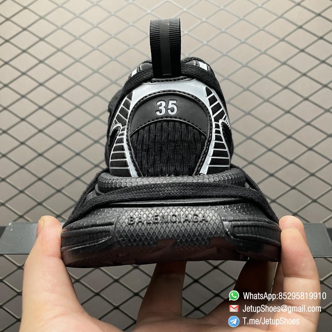 RepSneakers Balenciaga 3XL Extreme Lace Sneakers In Black and Grey Mesh and Polyurethane Upper FashionReps Snkrs 06 RepSneakers Balenciaga 3XL Extreme Lace Sneakers In Black and Grey Mesh and Polyurethane Upper FashionReps Snkrs 06
