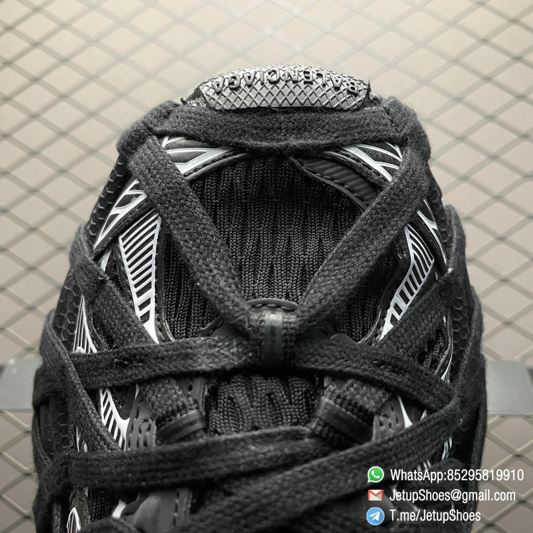 RepSneakers Balenciaga 3XL Extreme Lace Sneakers In Black and Grey Mesh and Polyurethane Upper FashionReps Snkrs 07 RepSneakers Balenciaga 3XL Extreme Lace Sneakers In Black and Grey Mesh and Polyurethane Upper FashionReps Snkrs 07