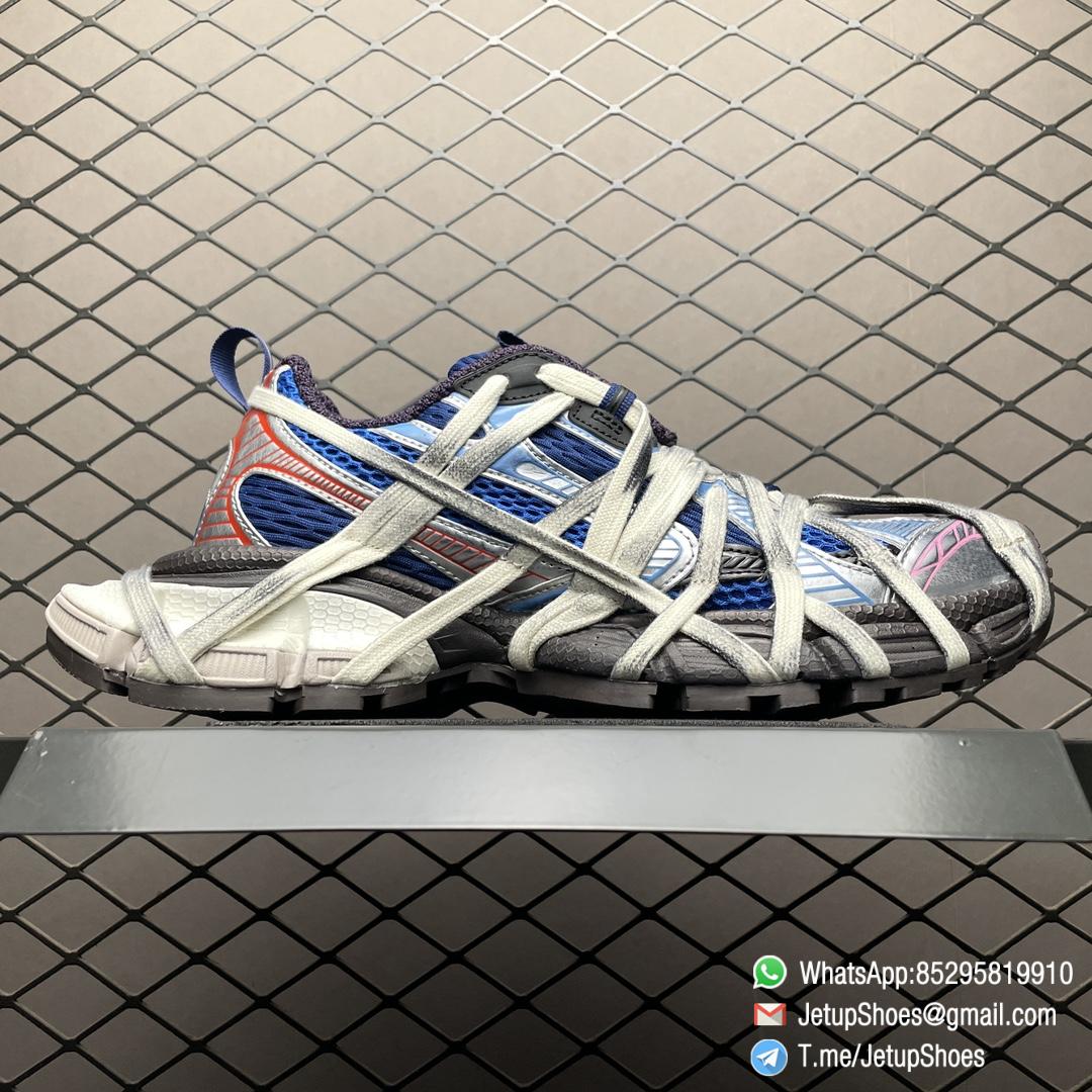 RepSneakers Balenciaga 3XL Extreme Lace Sneakers In Blue Grey Orange Mesh Upper FashionReps Snkrs 02 RepSneakers Balenciaga 3XL Extreme Lace Sneakers In Blue Grey Orange Mesh Upper FashionReps Snkrs 02