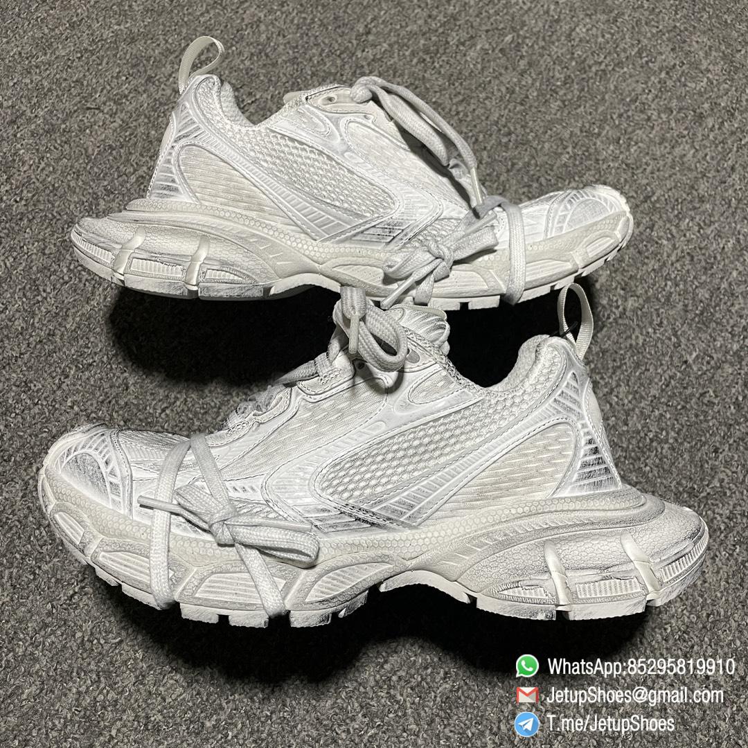 RepSneakers Balenciaga 3XL Sneaker All White Glow In The Dark Mesh Upper FashionReps Snkrs 09