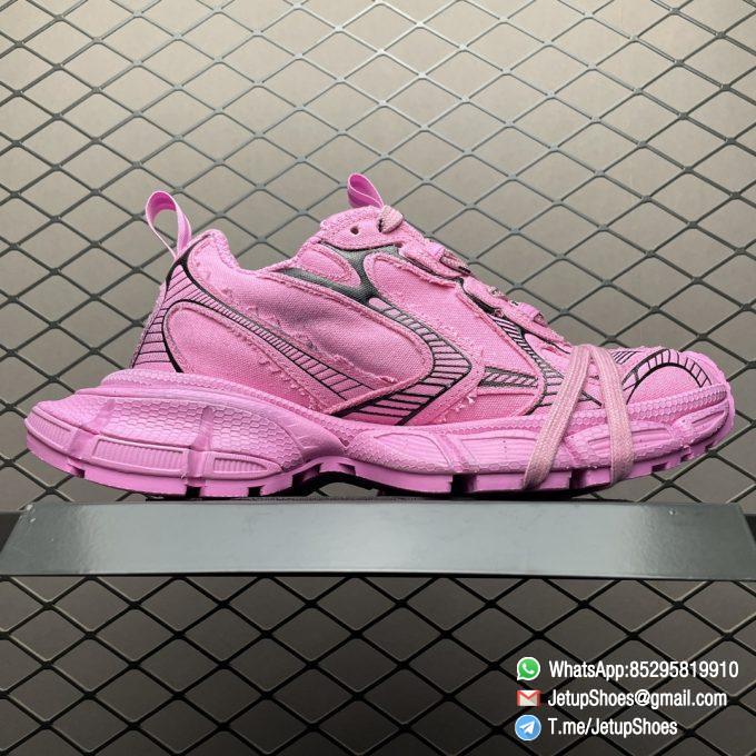 RepSneakers Balenciaga 3XL Sneaker Worn Out Pink Canvas Upper FashionReps RepSnkrs 02