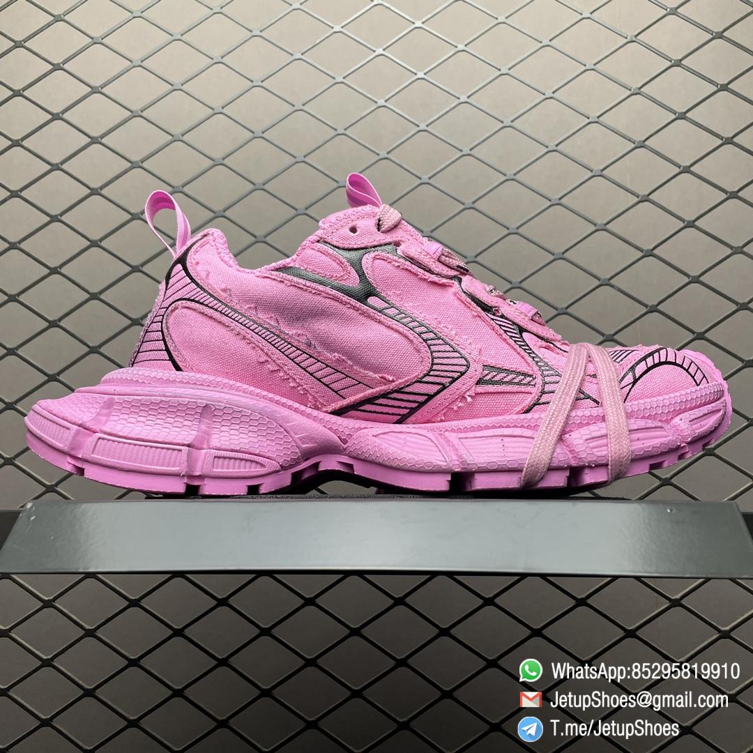 RepSneakers Balenciaga 3XL Sneaker Worn Out Pink Canvas Upper FashionReps RepSnkrs 02