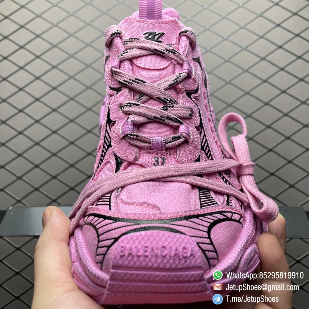 RepSneakers Balenciaga 3XL Sneaker Worn Out Pink Canvas Upper FashionReps RepSnkrs 05