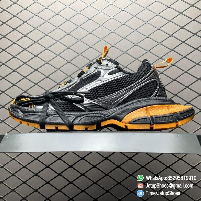 RepSneakers Balenciaga 3XL Sneaker in Black Orange Mesh Upper FashionReps RepSnkrs 01