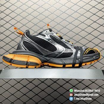 RepSneakers Balenciaga 3XL Sneaker in Black Orange Mesh Upper FashionReps RepSnkrs 02