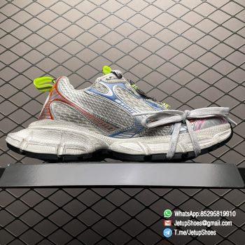 RepSneakers Balenciaga 3XL Sneaker in Monocolor White Red Blue Mesh Upper FashionReps RepSnkrs 02