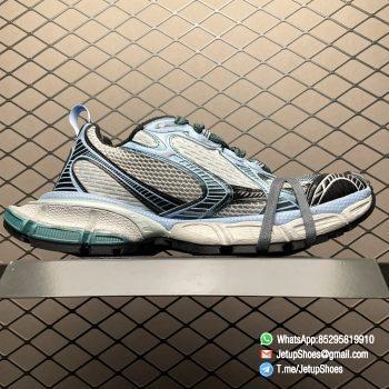RepSneakers Balenciaga 3XL Sneaker in Multicolor Blue Grey Green and White Mesh Upper FashionReps Snkrs 02