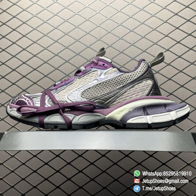 RepSneakers Balenciaga 3XL Sneaker in Purple Grey Mesh Upper FashionReps RepSnkrs 01