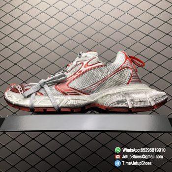RepSneakers Balenciaga 3XL Sneaker in Red White Mesh Upper FashionReps Rep Snkrs 01