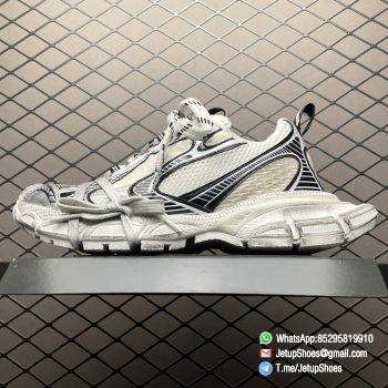 RepSneakers Balenciaga 3XL Sneaker in White Black Mesh Upper FashionReps Rep Snkrs 01