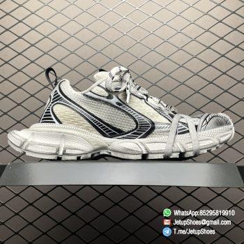 RepSneakers Balenciaga 3XL Sneaker in White Black Mesh Upper FashionReps Rep Snkrs 02