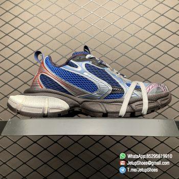 RepSneakers Balenciaga 3XL Sneakers In Blue Grey Orange Mesh Upper FashionReps Snkrs 02