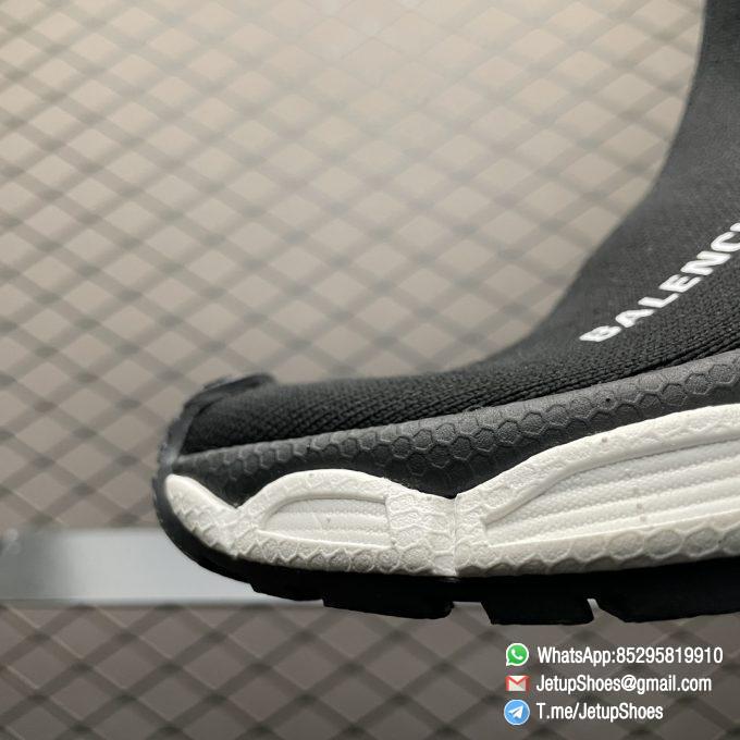 RepSneakers Balenciaga 3XL Sock Sneakers Black White Knit Upper SKU 758429 W2DG1 1090 FashionReps Snkrs 03
