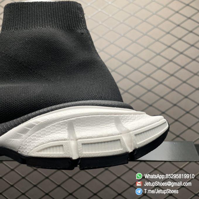 RepSneakers Balenciaga 3XL Sock Sneakers Black White Knit Upper SKU 758429 W2DG1 1090 FashionReps Snkrs 04