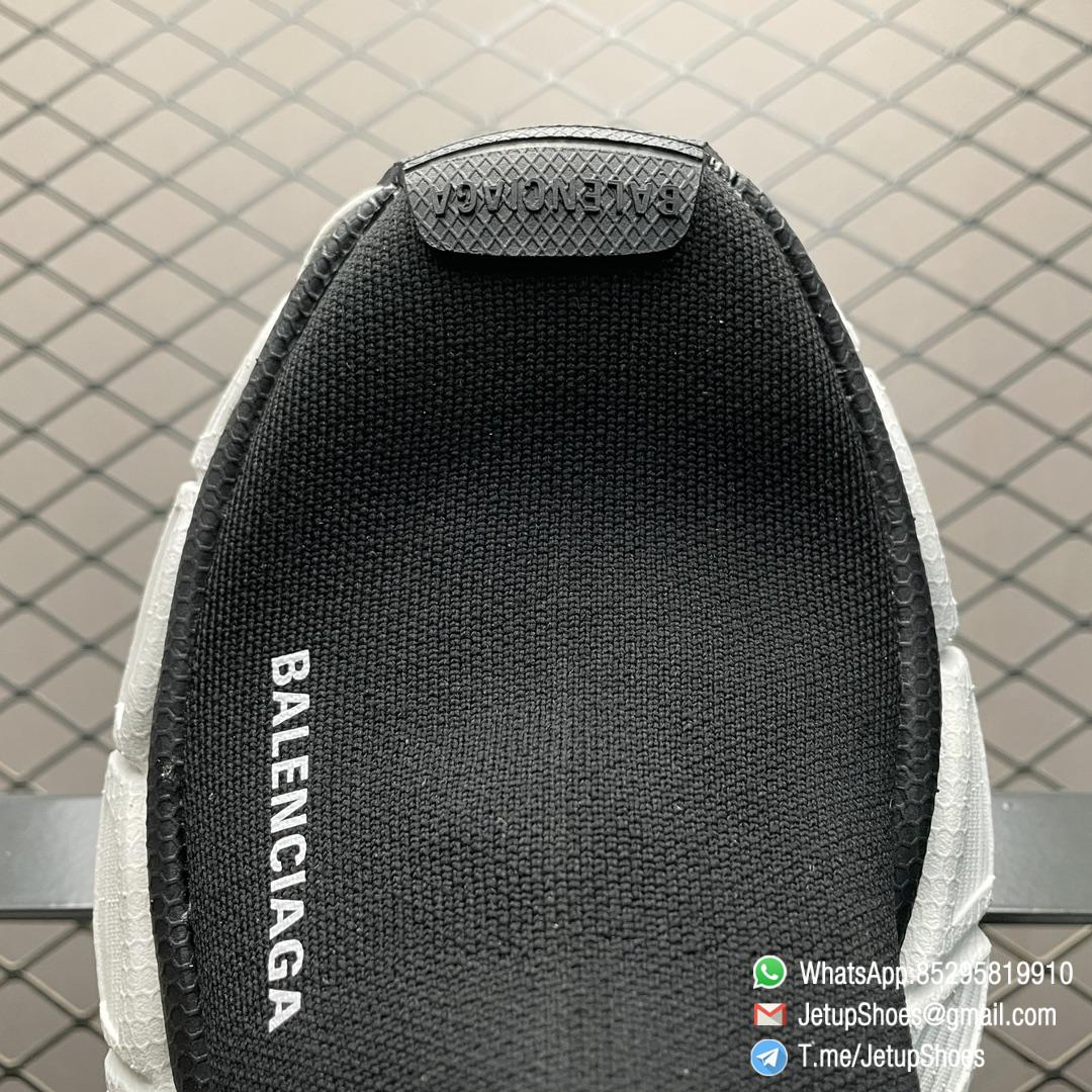 RepSneakers Balenciaga 3XL Sock Sneakers Black White Knit Upper SKU 758429 W2DG1 1090 FashionReps Snkrs 05