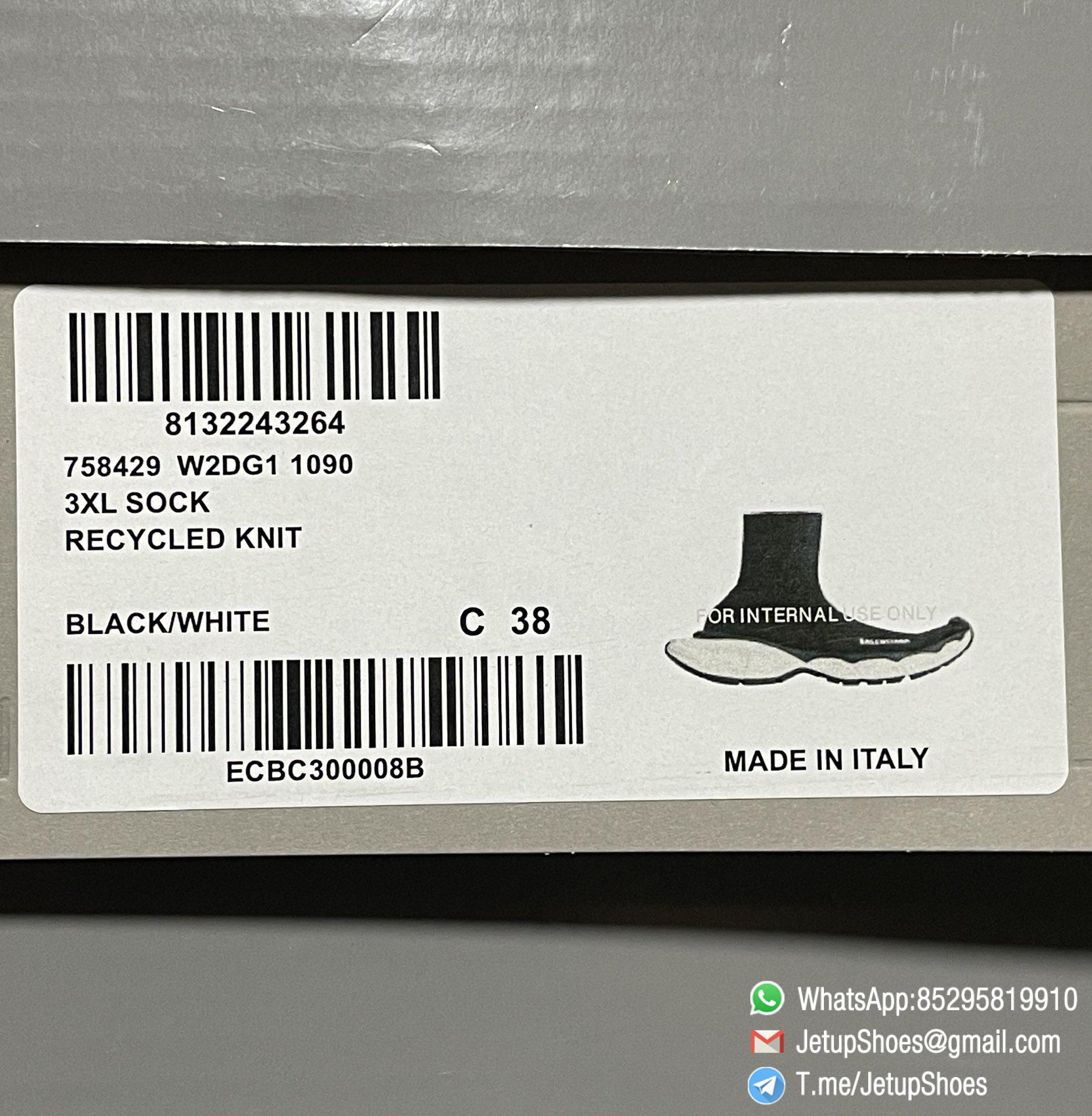 RepSneakers Balenciaga 3XL Sock Sneakers Black White Knit Upper SKU 758429 W2DG1 1090 FashionReps Snkrs 09 RepSneakers Balenciaga 3XL Sock Sneakers Black White Knit Upper SKU 758429 W2DG1 1090 FashionReps Snkrs 09