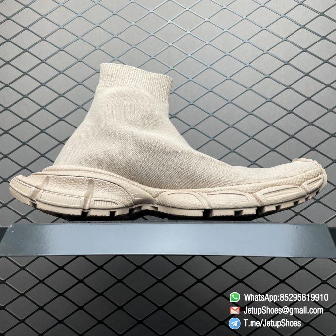 RepSneakers Balenciaga 3XL Sock Sneakers Brown Knit Upper SKU 758429 W2DG1 2910 FashionReps Snkrs 02
