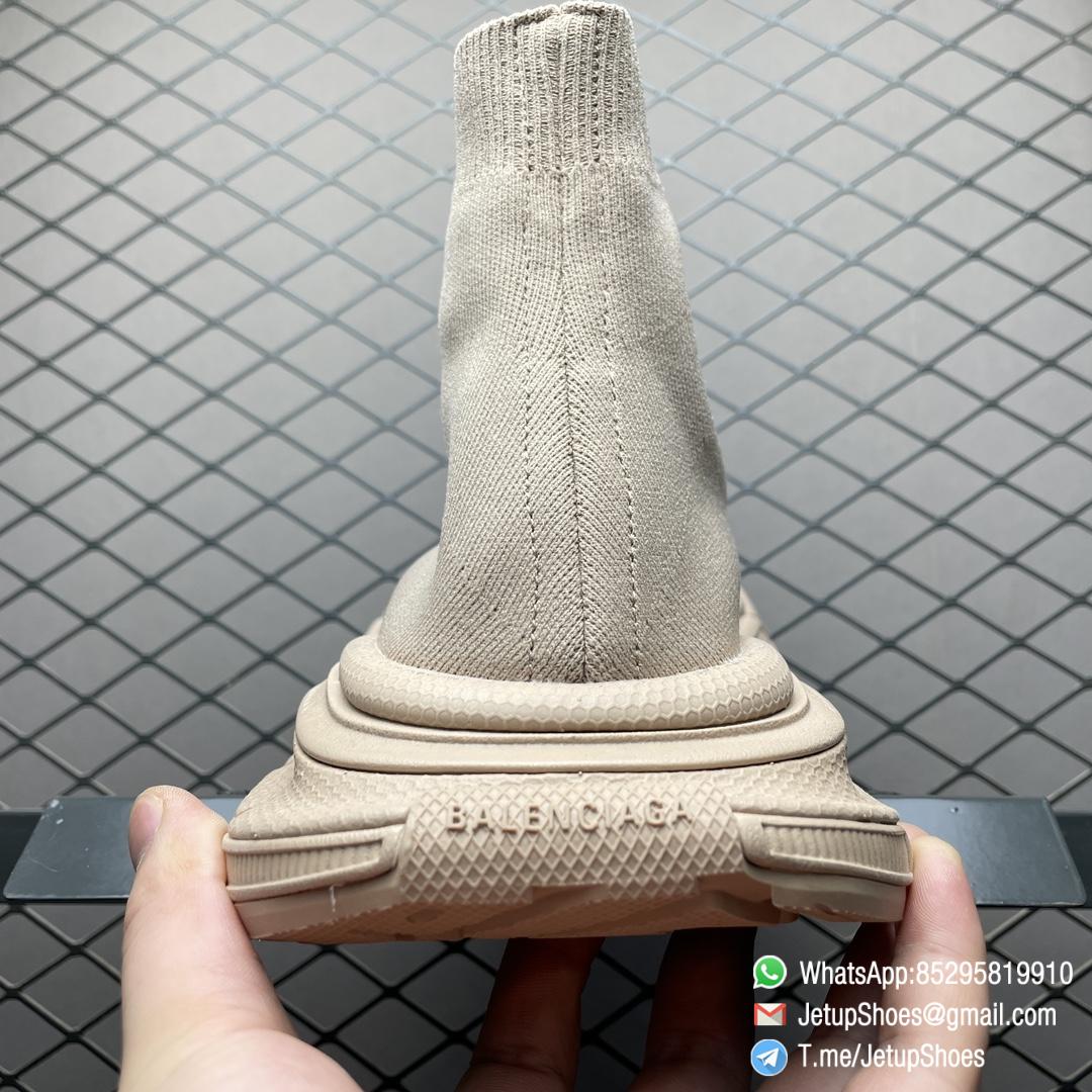 RepSneakers Balenciaga 3XL Sock Sneakers Brown Knit Upper SKU 758429 W2DG1 2910 FashionReps Snkrs 06