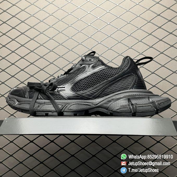 RepSneakers Balenciaga Women 3XL Sneaker Worn Out Black SKU 734731 W3XL1 1010 FashionReps Snkrs 01