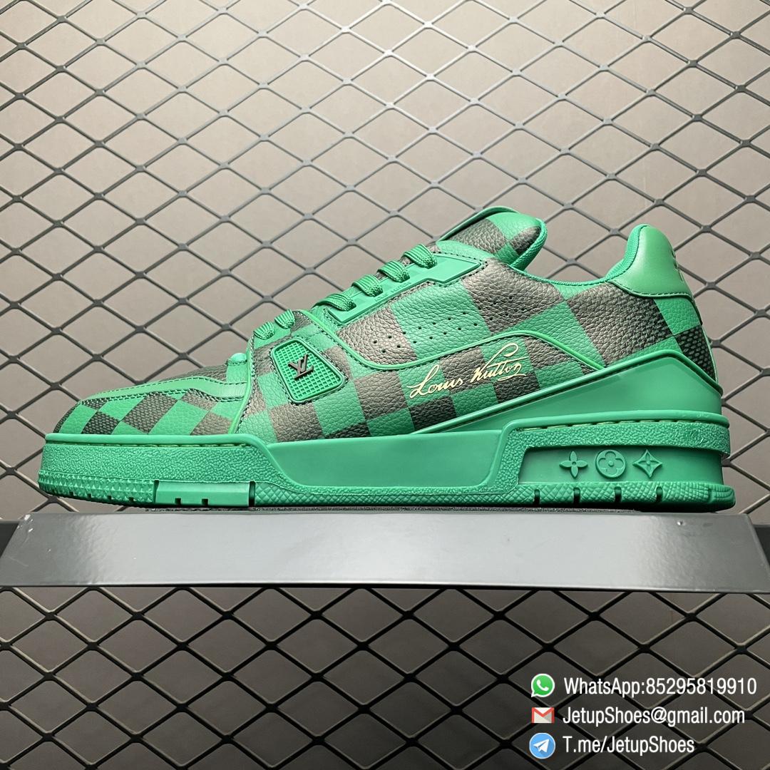 RepSneakers Louis Vuitton Trainer Damier Pop Green Leather Upper FashionReps Snkrs 01 RepSneakers Louis Vuitton Trainer Damier Pop Green Leather Upper FashionReps Snkrs 01