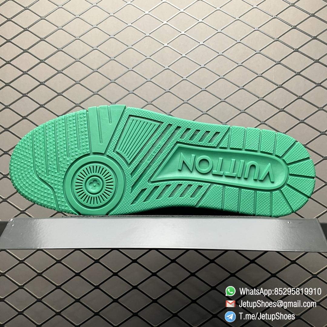 RepSneakers Louis Vuitton Trainer Damier Pop Green Leather Upper FashionReps Snkrs 08 RepSneakers Louis Vuitton Trainer Damier Pop Green Leather Upper FashionReps Snkrs 08