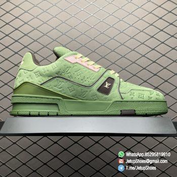RepSneakers 2024 Tyler the Creator x Louis Vuitton Trainer Green FashionReps Designer Sneakers 02