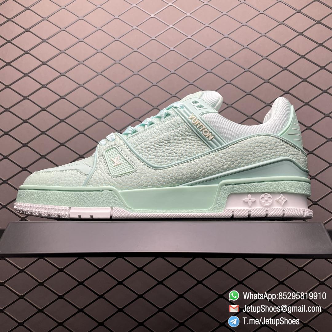 RepSneakers Louis Vuitton Trainer Sneakers Mint Green Leather Upper FashionReps LV Trainer Snkrs 01 RepSneakers Louis Vuitton Trainer Sneakers Mint Green Leather Upper FashionReps LV Trainer Snkrs 01