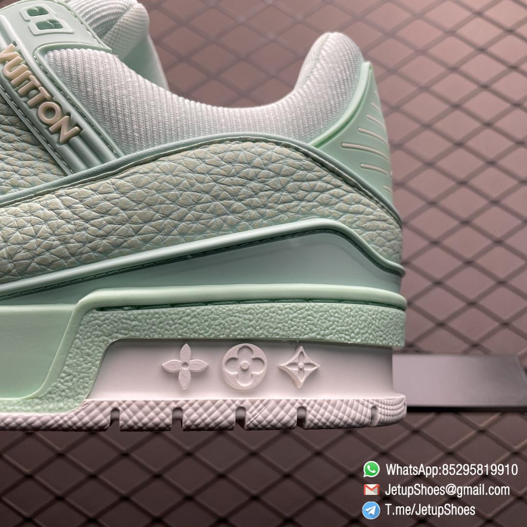 RepSneakers Louis Vuitton Trainer Sneakers Mint Green Leather Upper FashionReps LV Trainer Snkrs 04 RepSneakers Louis Vuitton Trainer Sneakers Mint Green Leather Upper FashionReps LV Trainer Snkrs 04