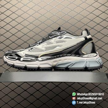 RepSneakers Off White CO VirGil Abloh Black Grey White Mesh Upper FashionReps Rep Shoes 01