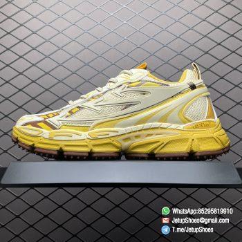 RepSneakers Off White x VirGil Abloh Yellow Brown Grey Mesh Upper Replica OW Sneakers FashionReps Rep Shoes 01