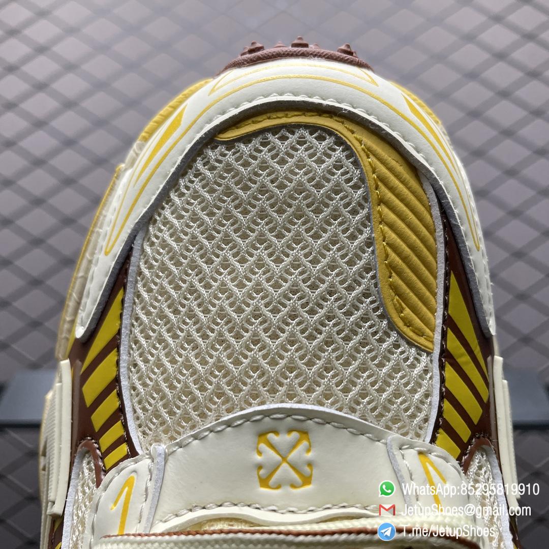 RepSneakers Off White x VirGil Abloh Yellow Brown Grey Mesh Upper Replica OW Sneakers FashionReps Rep Shoes 07 RepSneakers Off White x VirGil Abloh Yellow Brown Grey Mesh Upper Replica OW Sneakers FashionReps Rep Shoes 07