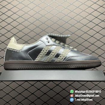 RepSneakers Wales Bonner x Samba Silver Metallic Patent Leather SKU IG8181 FashionReps Rep Shoes 02
