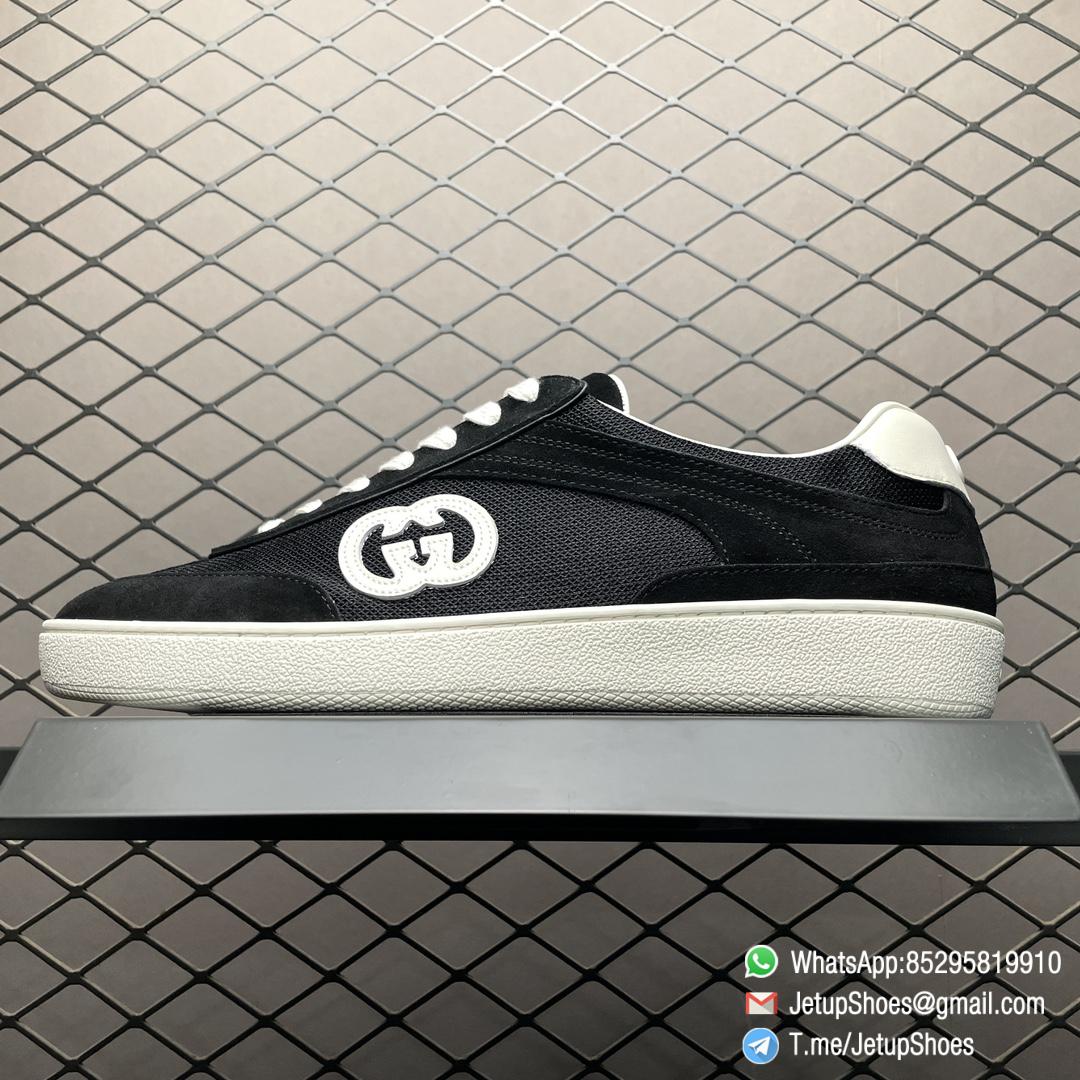 2024 RepSneakers Gucci Lido Collection Interlocking G Sneakers Summer Shoes Black suede Upper 01 2024 RepSneakers Gucci Lido Collection Interlocking G Sneakers Summer Shoes Black suede Upper 01