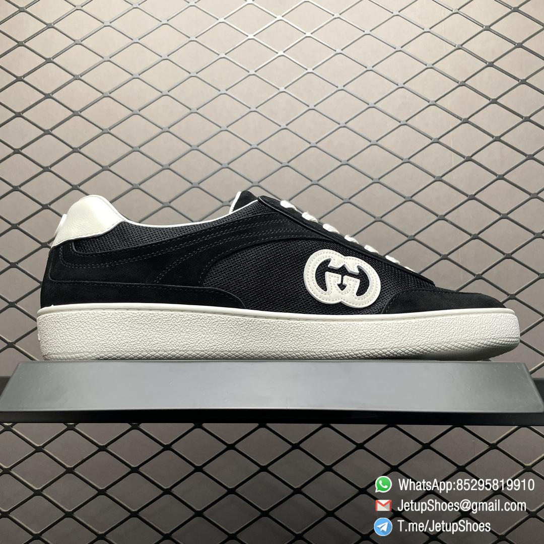 2024 RepSneakers Gucci Lido Collection Interlocking G Sneakers Summer Shoes Black suede Upper 02 2024 RepSneakers Gucci Lido Collection Interlocking G Sneakers Summer Shoes Black suede Upper 02
