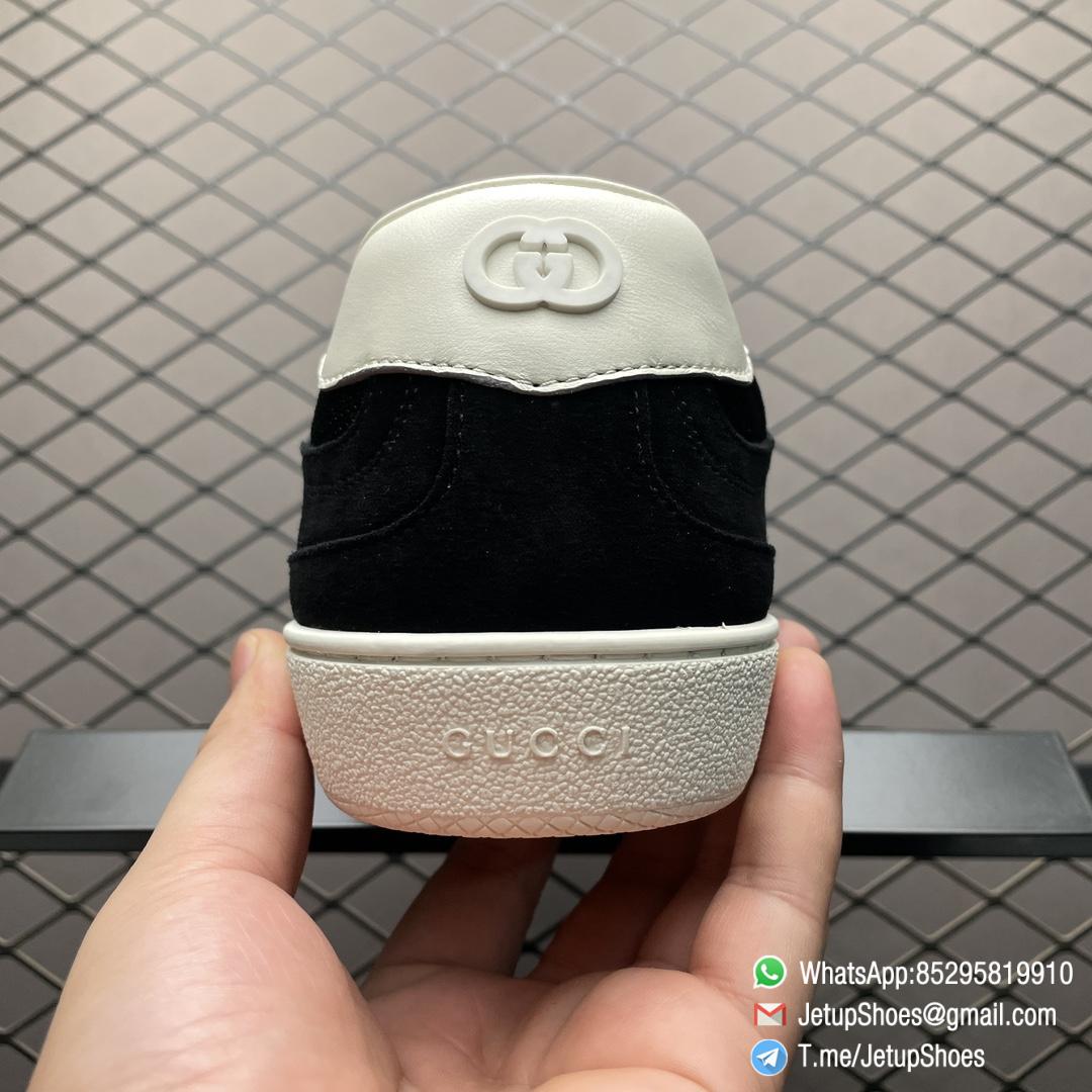 2024 RepSneakers Gucci Lido Collection Interlocking G Sneakers Summer Shoes Black suede Upper 06 2024 RepSneakers Gucci Lido Collection Interlocking G Sneakers Summer Shoes Black suede Upper 06