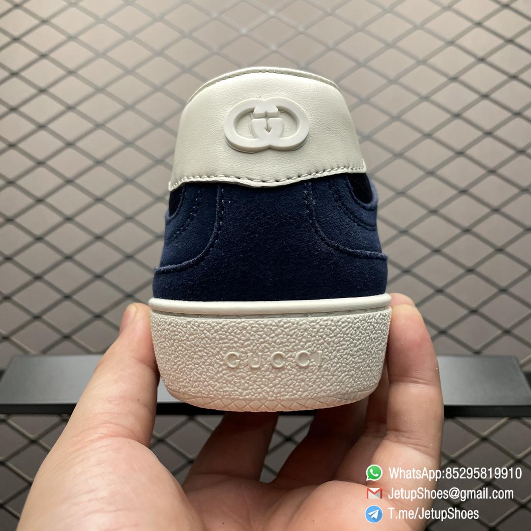 2024 RepSneakers Gucci Lido Collection Interlocking G Sneakers Summer Shoes Blue Suede Upper 06 2024 RepSneakers Gucci Lido Collection Interlocking G Sneakers Summer Shoes Blue Suede Upper 06
