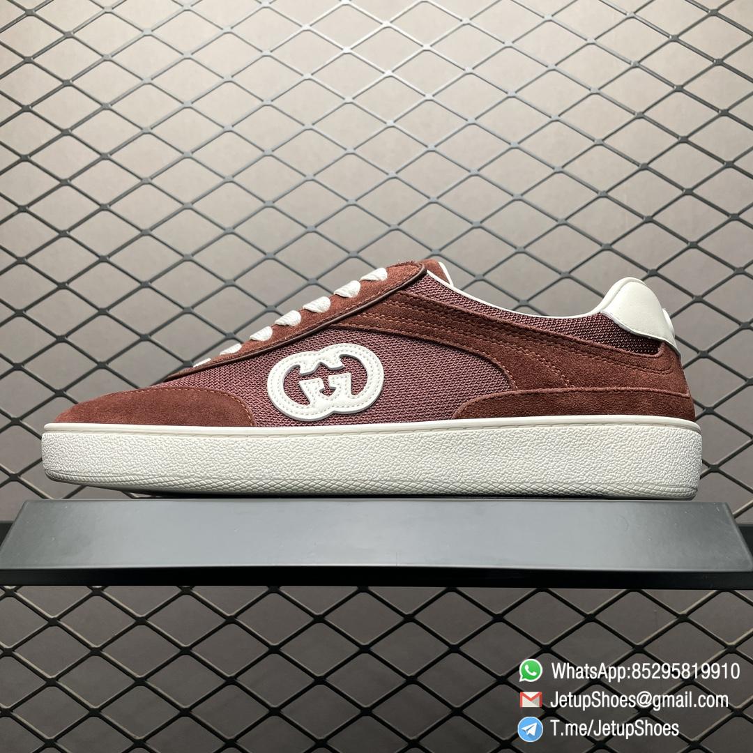 2024 RepSneakers Gucci Lido Collection Interlocking G Sneakers Summer Shoes Brown suede Upper 01 2024 RepSneakers Gucci Lido Collection Interlocking G Sneakers Summer Shoes Brown suede Upper 01