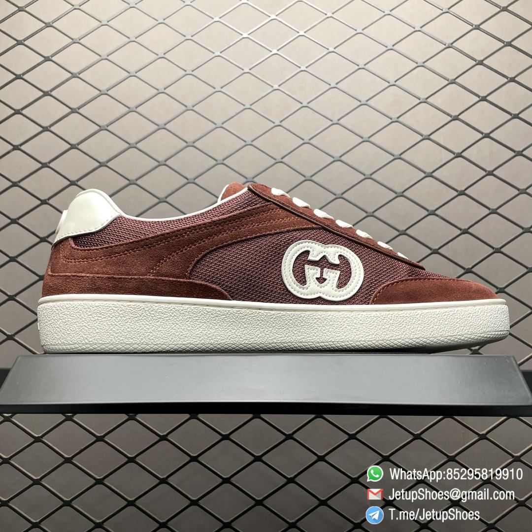 2024 RepSneakers Gucci Lido Collection Interlocking G Sneakers Summer Shoes Brown suede Upper 02 2024 RepSneakers Gucci Lido Collection Interlocking G Sneakers Summer Shoes Brown suede Upper 02
