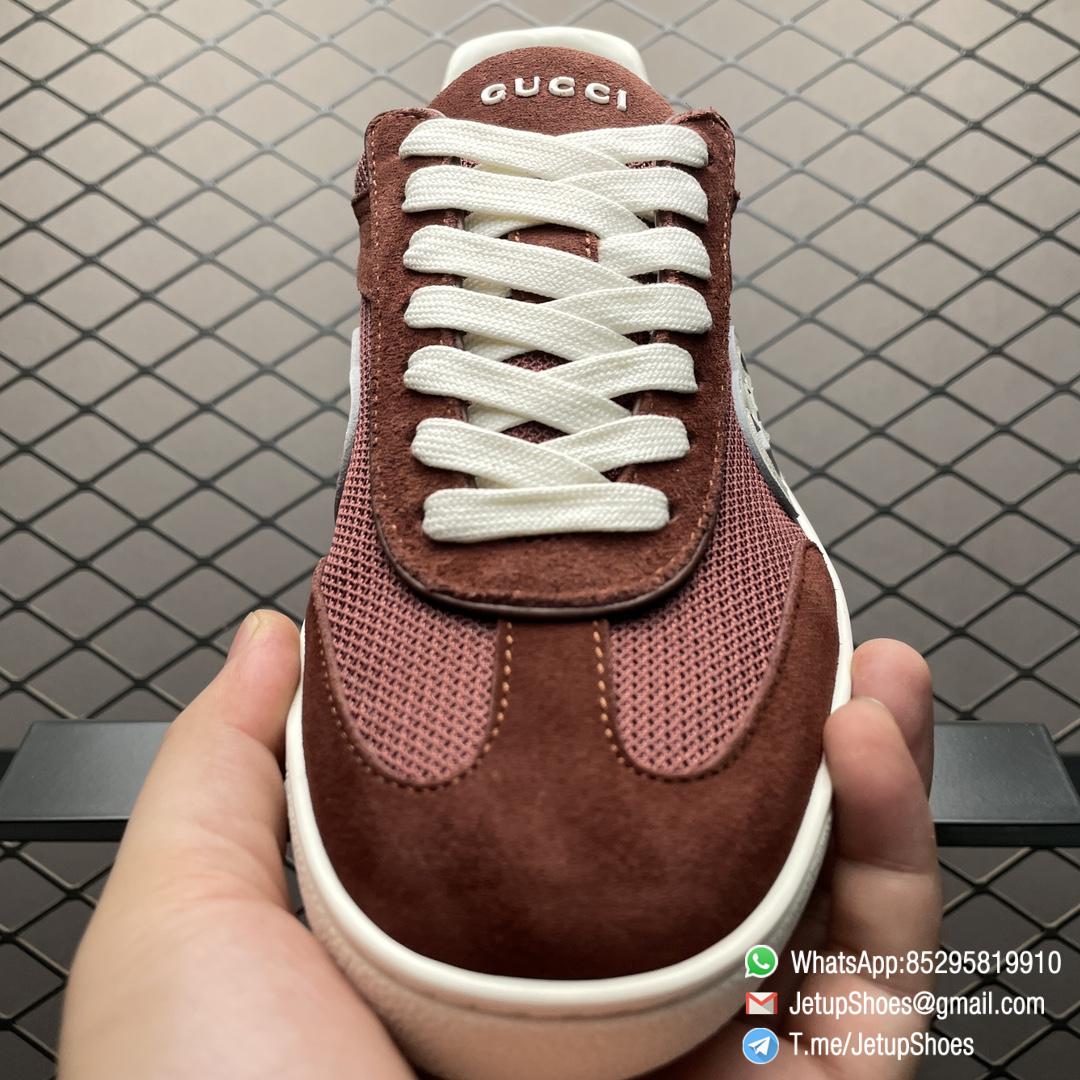2024 RepSneakers Gucci Lido Collection Interlocking G Sneakers Summer Shoes Brown suede Upper 05 2024 RepSneakers Gucci Lido Collection Interlocking G Sneakers Summer Shoes Brown suede Upper 05