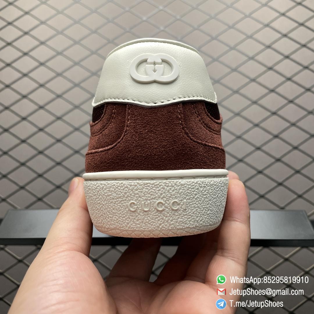 2024 RepSneakers Gucci Lido Collection Interlocking G Sneakers Summer Shoes Brown suede Upper 06 2024 RepSneakers Gucci Lido Collection Interlocking G Sneakers Summer Shoes Brown suede Upper 06