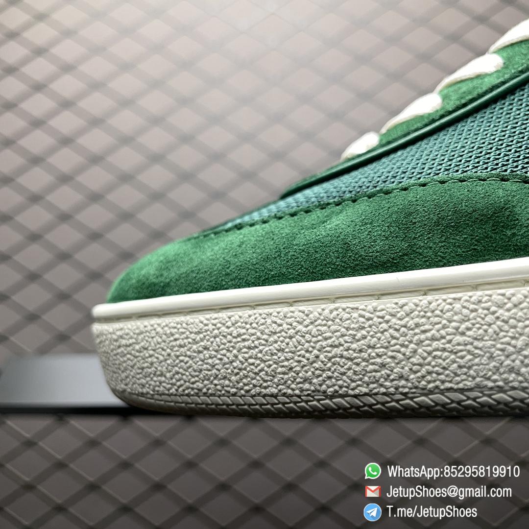 2024 RepSneakers Gucci Lido Collection Interlocking G Sneakers Summer Shoes Green suede Upper 03 2024 RepSneakers Gucci Lido Collection Interlocking G Sneakers Summer Shoes Green suede Upper 03