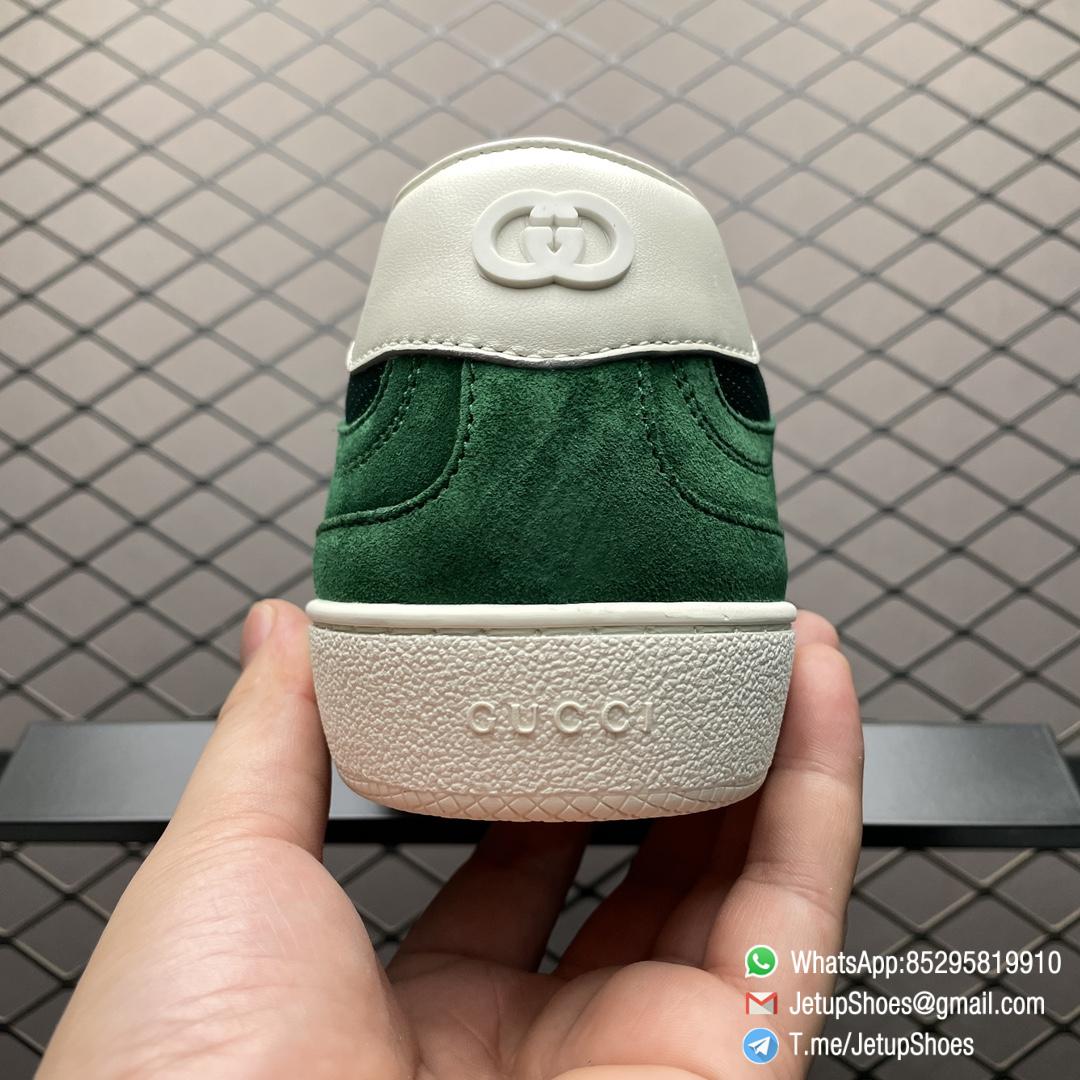 2024 RepSneakers Gucci Lido Collection Interlocking G Sneakers Summer Shoes Green suede Upper 06 2024 RepSneakers Gucci Lido Collection Interlocking G Sneakers Summer Shoes Green suede Upper 06