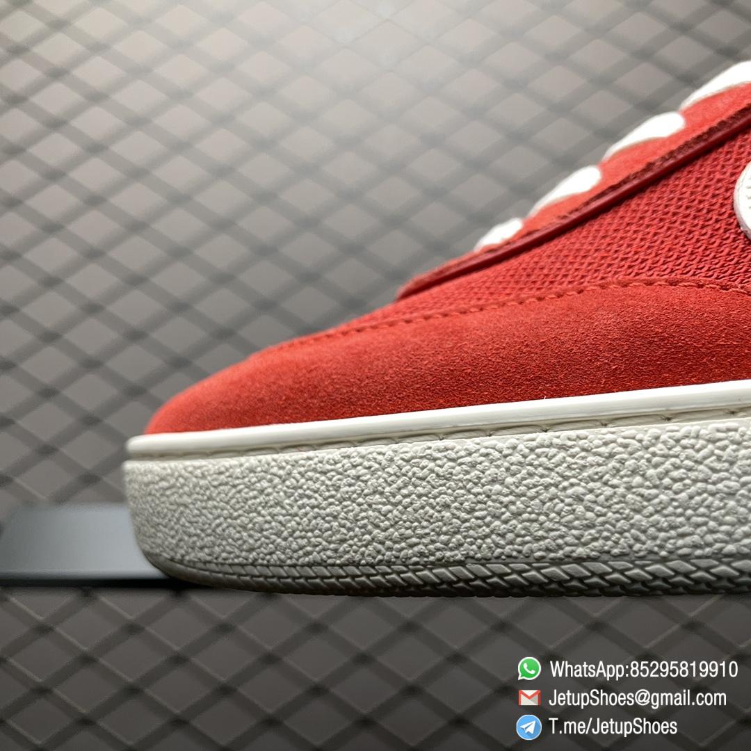 2024 RepSneakers Gucci Lido Collection Interlocking G Sneakers Summer Shoes Red Suede Upper 03 2024 RepSneakers Gucci Lido Collection Interlocking G Sneakers Summer Shoes Red Suede Upper 03