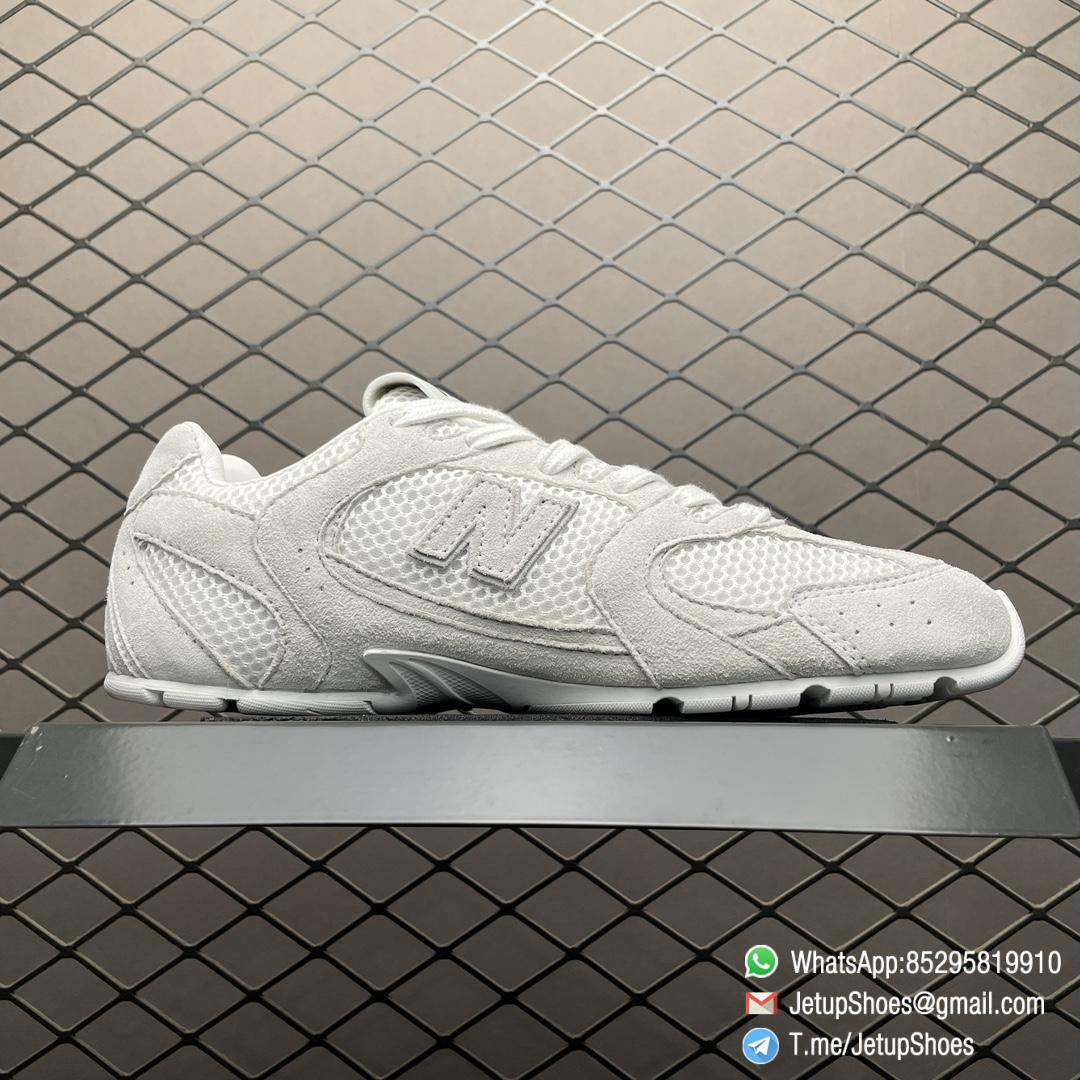 2024 RepSneakers Miu Miu X New Balance 530 SL White Sneakers Suede Upper Replica Designer Shoes 02 2024 RepSneakers Miu Miu X New Balance 530 SL White Sneakers Suede Upper Replica Designer Shoes 02