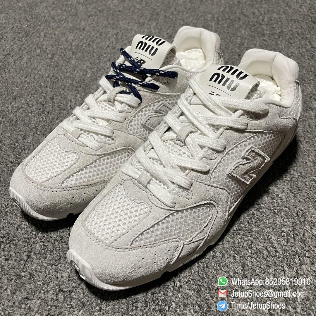 2024 RepSneakers Miu Miu X New Balance 530 SL White Sneakers Suede Upper Replica Designer Shoes 09 2024 RepSneakers Miu Miu X New Balance 530 SL White Sneakers Suede Upper Replica Designer Shoes 09