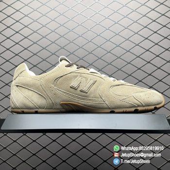 2024 RepSneakers New Balance x Miu Miu 530 SL Ecru Sneakers Brown Suede Upper Rep SNKRS 02