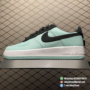 Nike Air Force 1 1837 Tiffany Blue Upper Black Swoosh DZ1382 002 Replica AF1 Sneakers 01